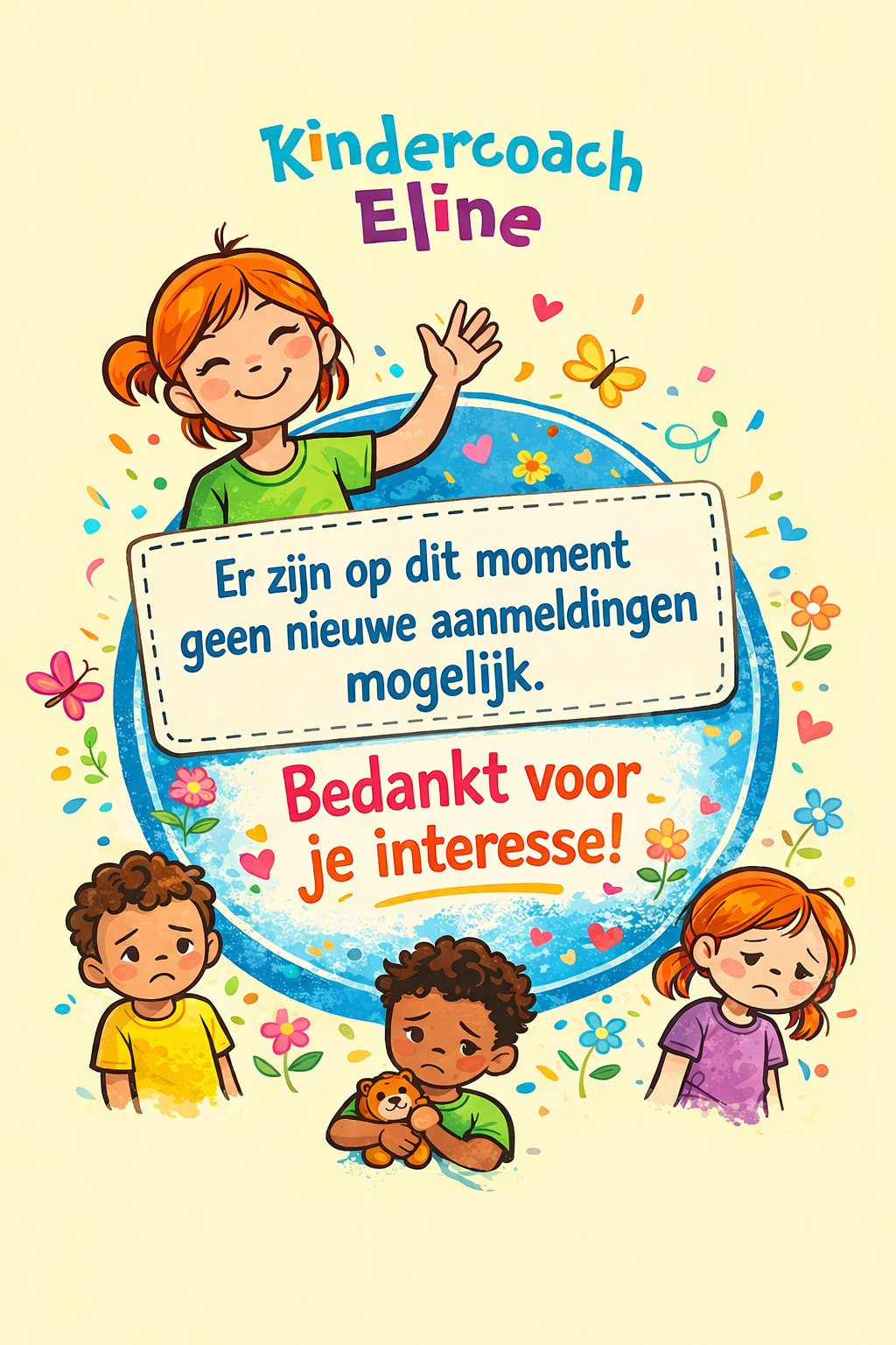 Geen nieuwe aanmeldingen